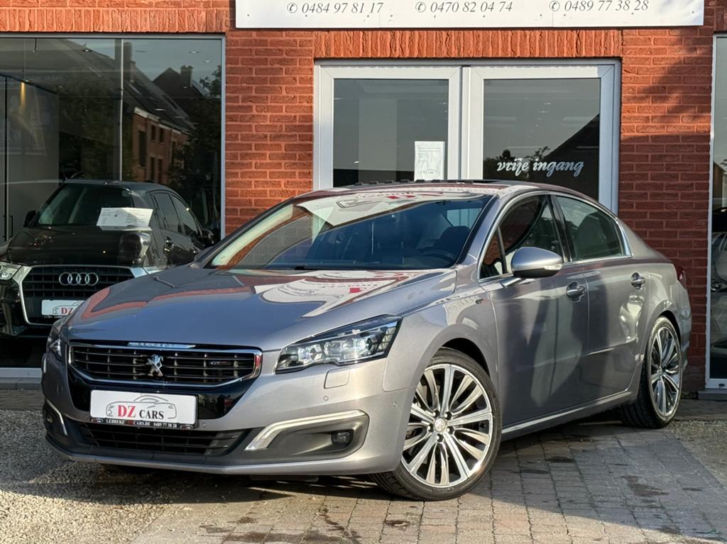 PEUGEOT 508 GT-LINE 2.0HDI 181PK |NAVI | CAMERA | OPEN DAK, Auto's, Peugeot, 4 cilinders, 110 g/km, Leder, Bedrijf