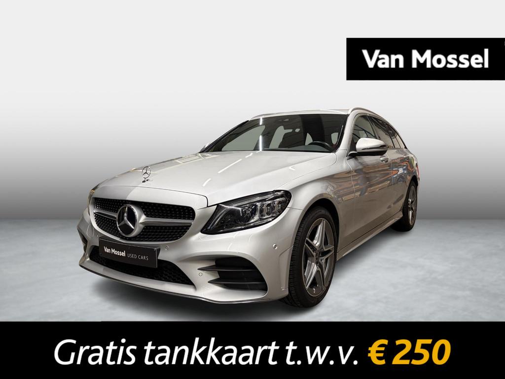 Mercedes-Benz C 180d Break + AMG LINE + MULTIBEAM LED + CARP, Auto's, Zwart, 4 cilinders, 1600 cc, Bedrijf