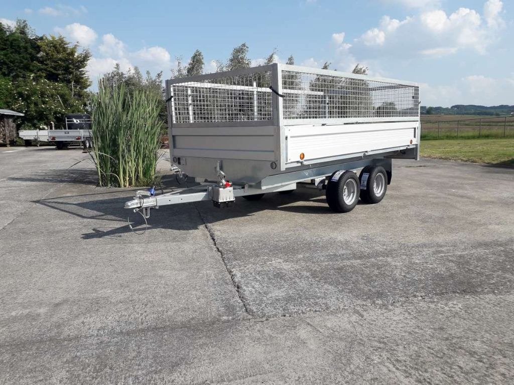 aanhangwagen / kipper ongeremd afmetingen bak 3.08 x 1.58 m, Ophalen of Verzenden
