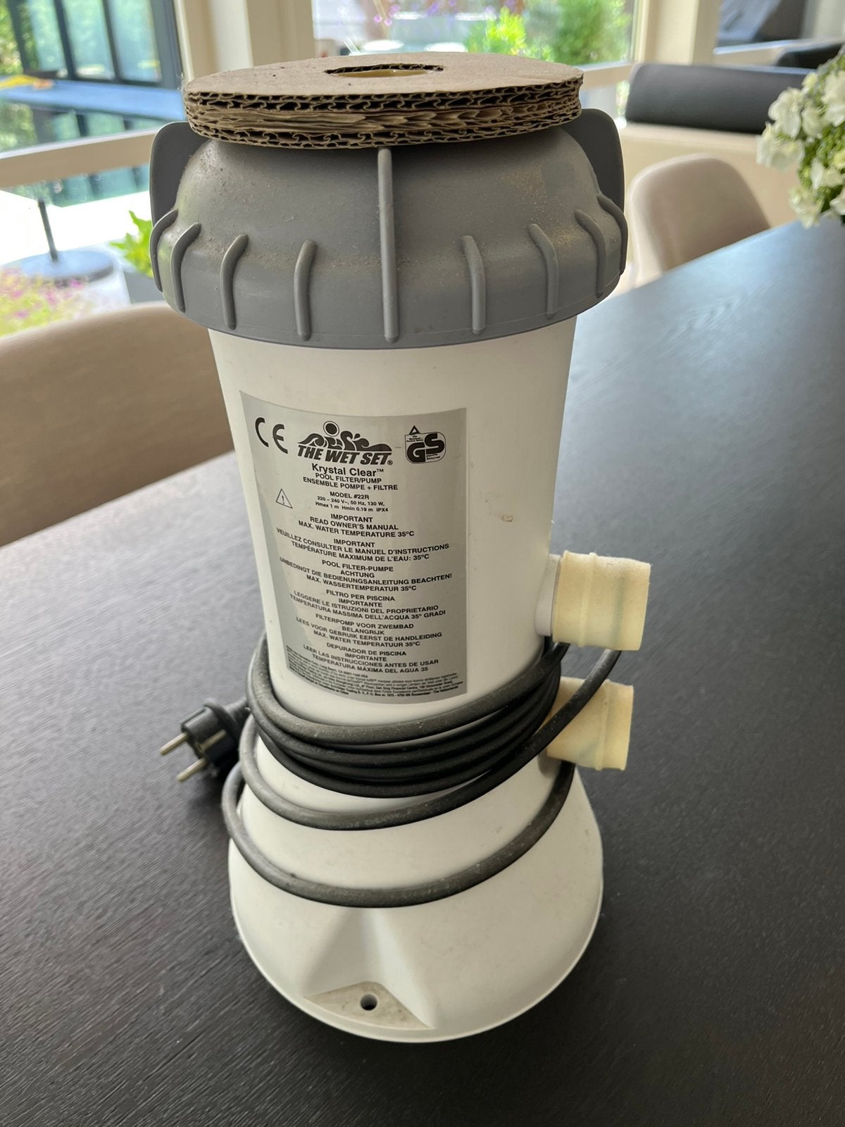 Zwembadfilter Intex Krystal Clear 22R, Tuin en Terras, Ophalen, Gebruikt