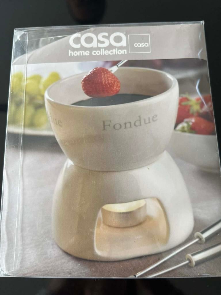 Chocolade fondue, Ophalen