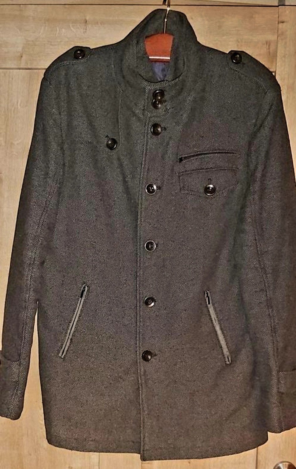 DESIGNER JAS VOOR HEREN, Kleding | Heren, Jassen | Winter, Ophalen of Verzenden, Nieuw, Grijs, Autre