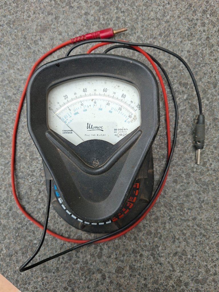 Analoge Multimeter Chauvin Arnoux, Ophalen, Zo goed als nieuw, Multimeter