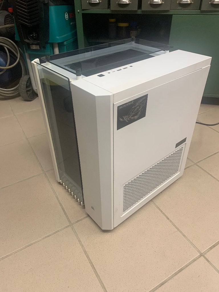 boitier pc republic ROG + alimentation ,watercooling Corsair, Ophalen, Gebruikt