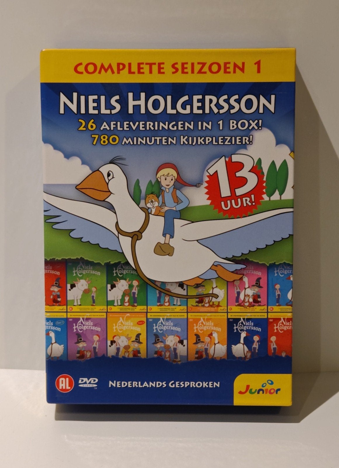 Niels Holgersson Complete Seizoen 1 DVD Box nostalgie retro, Cd's en Dvd's, Ophalen of Verzenden, Zo goed als nieuw, Nederlands