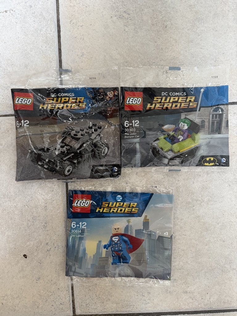 Lego Lot - DC Super Heroes - Polybags, Neuf, Pièces supplémentaires incluses, Enlèvement ou Envoi, Lego
