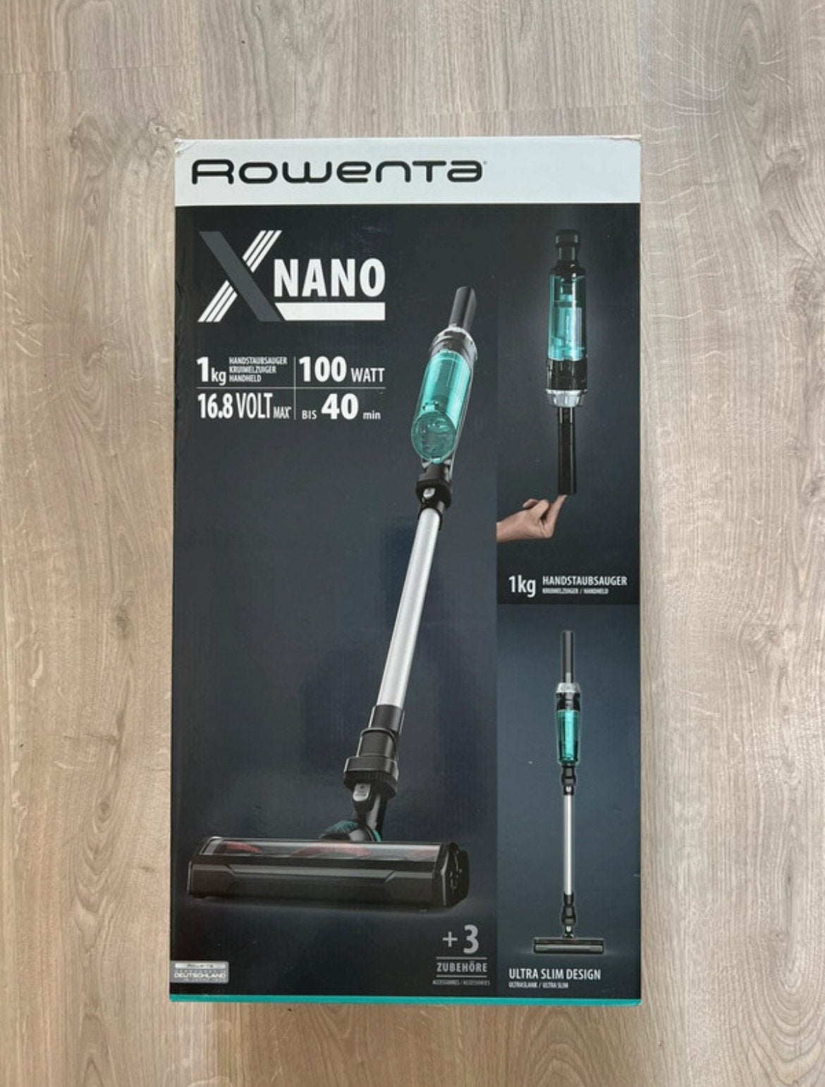 Rowenta x nano stofzuiger, Electroménager, Aspirateurs, Rowenta, Réservoir, Aspirateur balai, Comme neuf
