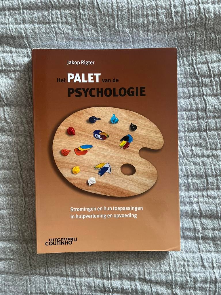 Het palet van de psychologie Jakop Rigter, Enlèvement ou Envoi, Comme neuf
