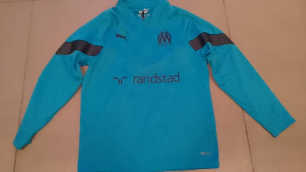 fleece puma olympique marseille 128 7/8 jaar, Sport en Fitness, Voetbal, Ophalen of Verzenden