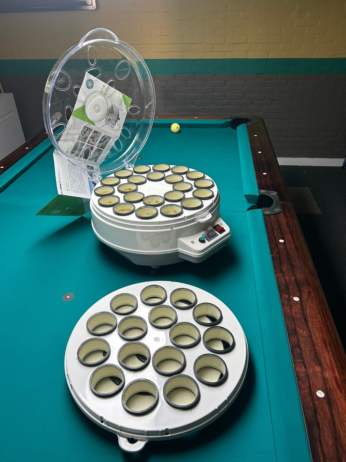 Ballenpoetsmachine pool- en snookerballen, Sports & Fitness, Billards & Billards américains, Enlèvement, Comme neuf