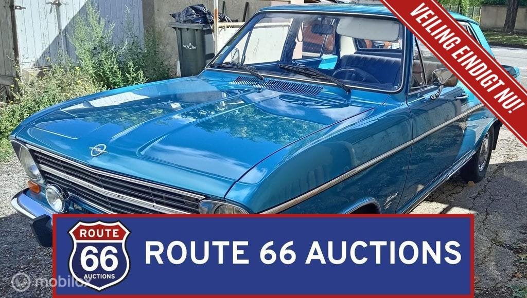 Opel Kadett B | 1973 | Route 66 Auctions, Autos, Achat, Entreprise, Boîte manuelle, Autre carrosserie
