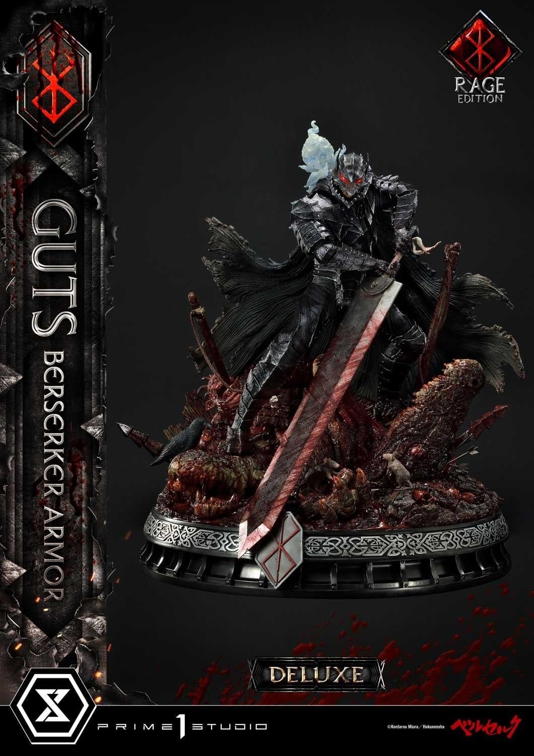 Prime 1 studio Guts DX Berserker armor Berserk rage, Enlèvement, Comme neuf, Fantasy