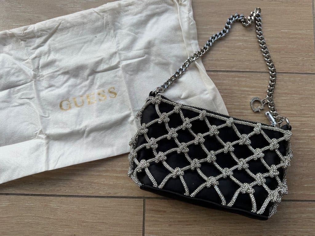 Handtas Guess, Handtassen en Accessoires, Tassen | Damestassen, Ophalen of Verzenden, Nieuw, Zwart, Handtas