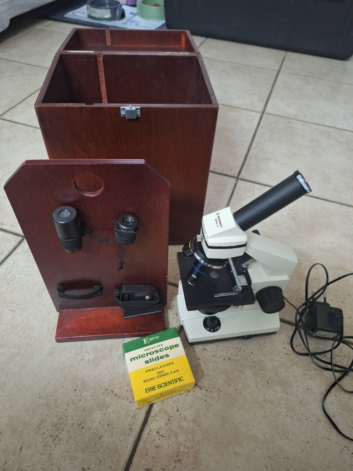 microscope, Collections, Enlèvement