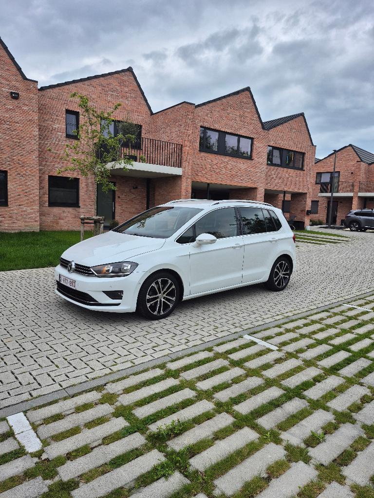 Volkswagen Golf sportvan 1.6 tdi euro6 c.t ok car pass, Autos, Cuir et Alcantara, Achat, Euro 6, Boîte manuelle