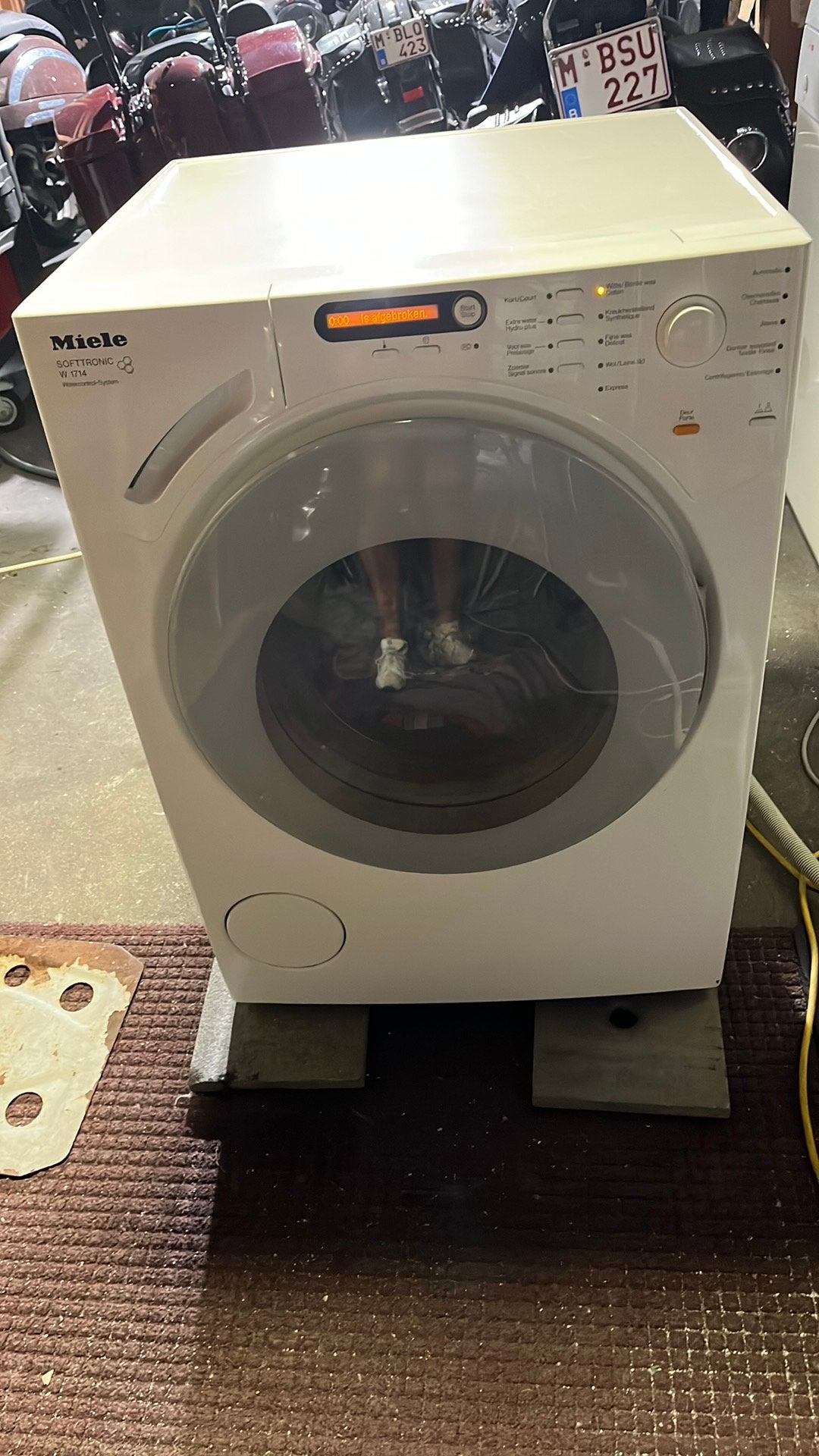 Machine à laver Miele w1714 dofttronic, Enlèvement, Comme neuf