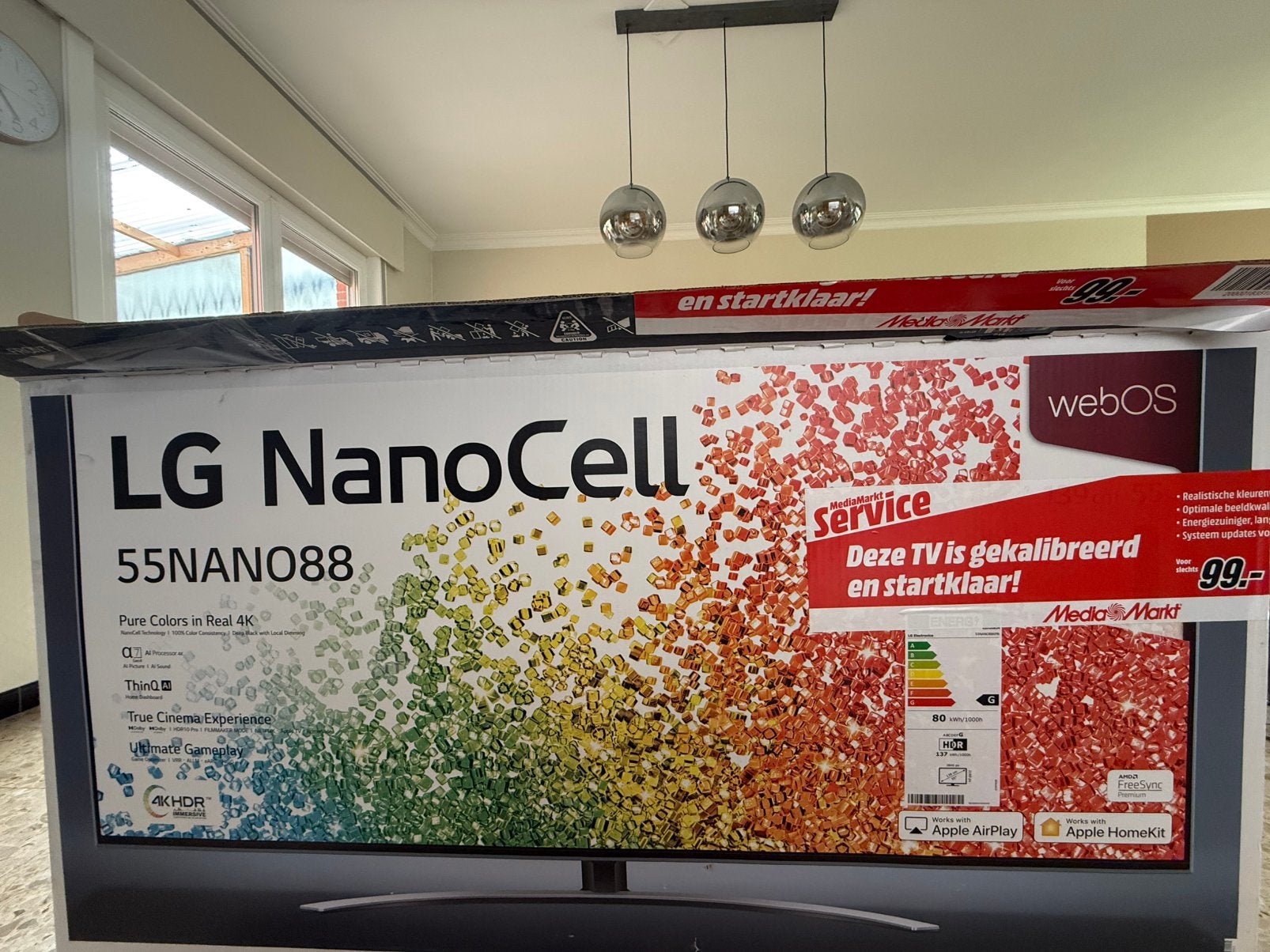 Samsung 55 inch, Ophalen, Zo goed als nieuw, Samsung