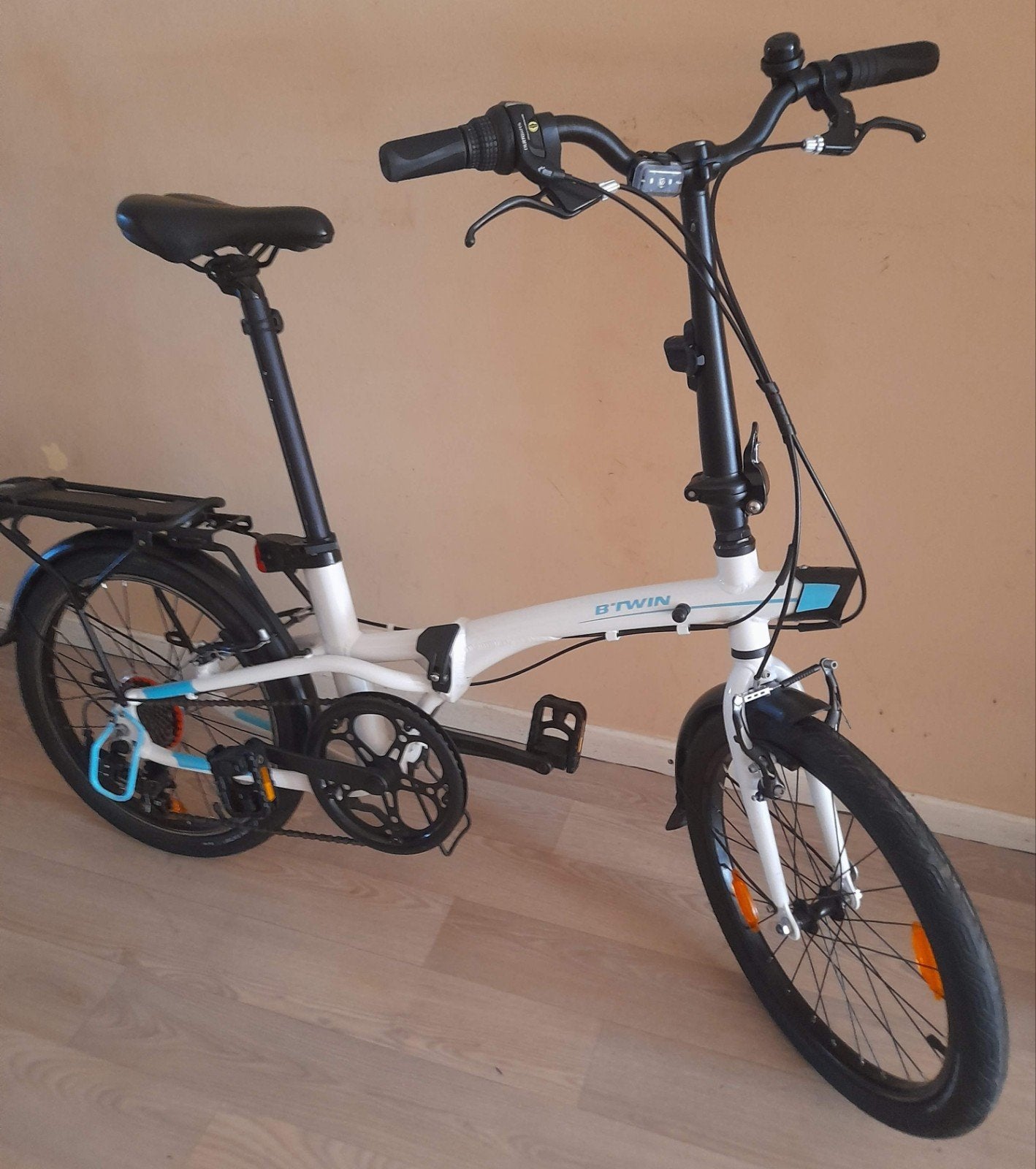 btwin plooifiets tilt 500 aluminium, Fietsen en Brommers, Ophalen, 20 inch of meer, Versnellingen, Zo goed als nieuw