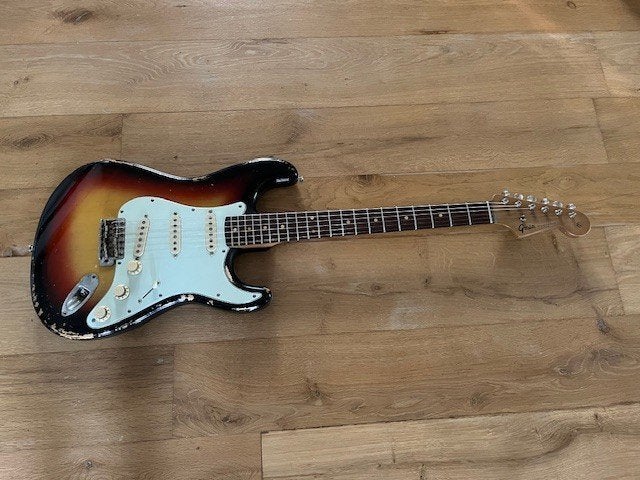 Gosia Stonecaster - Belgische Boutique Custom Shop Strat, Ophalen, Gebruikt, Solid body, Overige merken