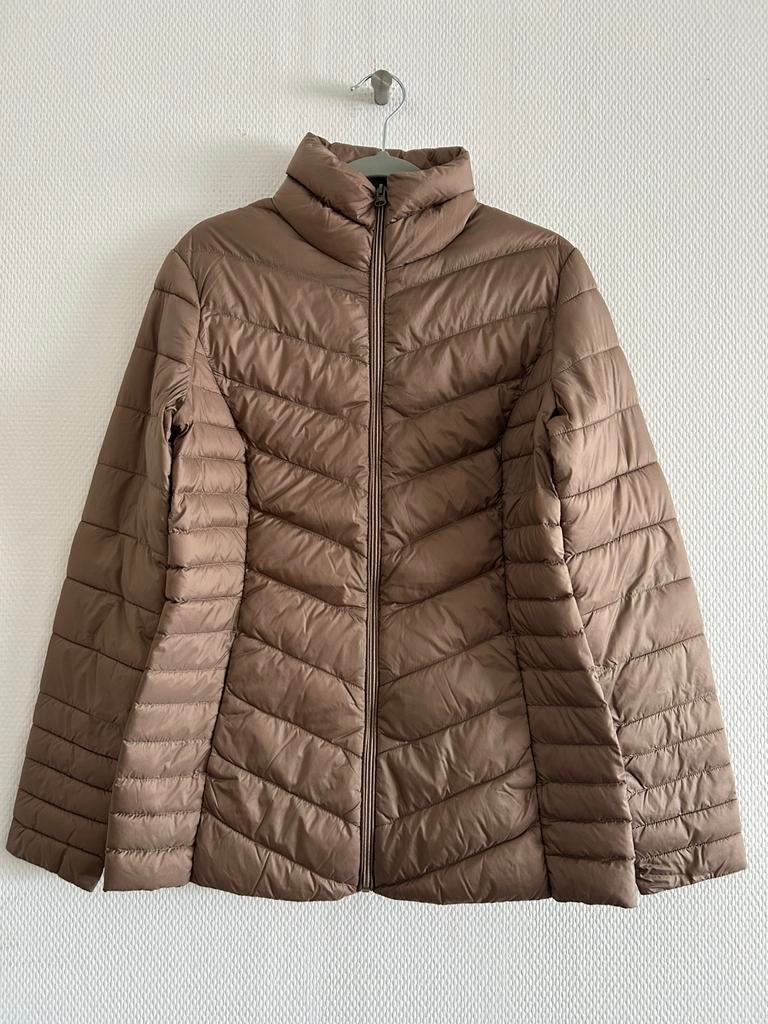 Grijze donsjas C&A maat 36, Ophalen of Verzenden, Zo goed als nieuw, Maat 36 (S), Grijs