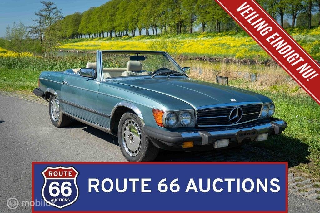 Mercedes-Benz 380 SL | 1983 | Route 66 Auctions, Autos, Achat, Entreprise, Boîte manuelle, Autre carrosserie