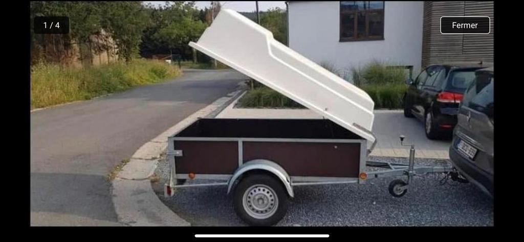 Remorque bagagere a louer, Autos : Divers, Remorques, Enlèvement, Comme neuf