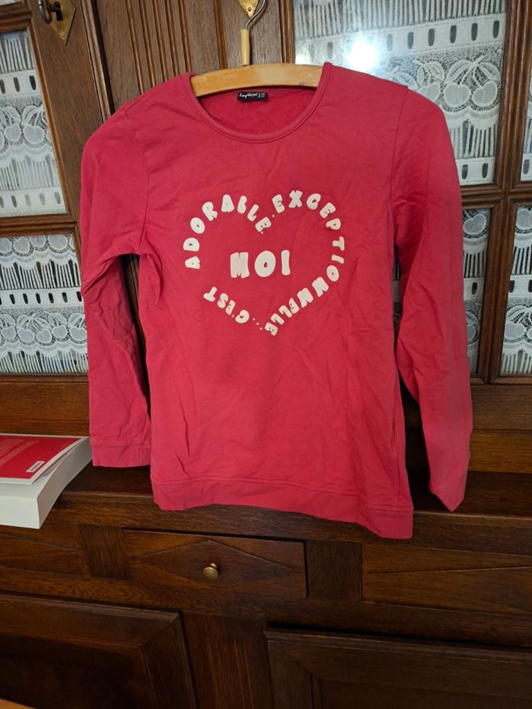 Sweat-shirt fille.Taille 12 ans.Neuf., Kinderen en Baby's, Kinderkleding | Maat 152, Ophalen of Verzenden, Meisje