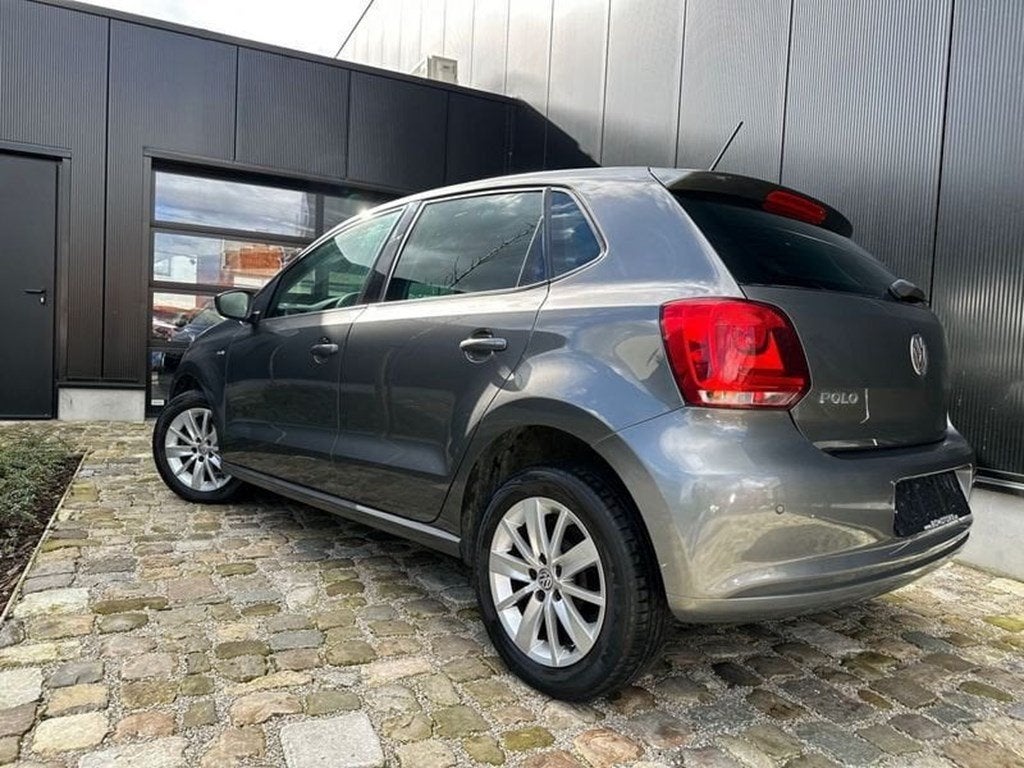 Volkswagen Polo MATCH,Half leder ,full option, garantie, LE, Auto's, Volkswagen, Euro 5, Blauw, Bedrijf, Grijs