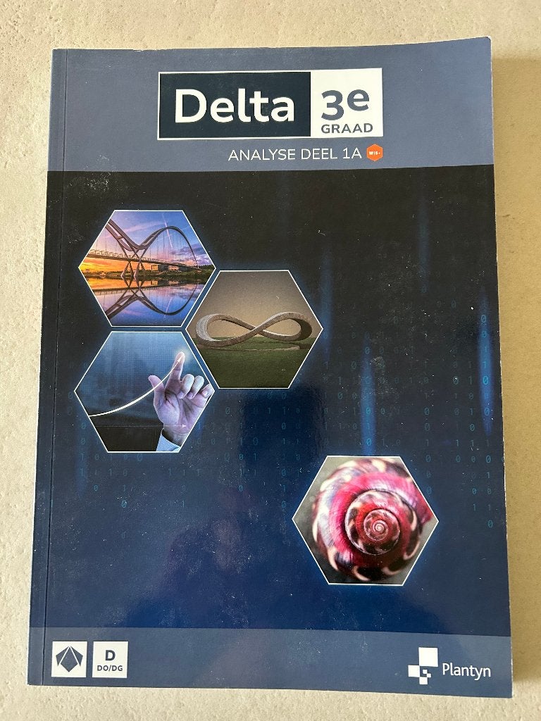 schoolboeken wiskunde delta 3e graad, Livres, Livres scolaires, Neuf, Plantyn, Enlèvement, Secondaire