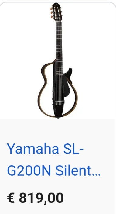 silent guitar Yamaha SLG 200, Musique & Instruments, Instruments à corde | Guitares | Électriques, Enlèvement ou Envoi, Comme neuf