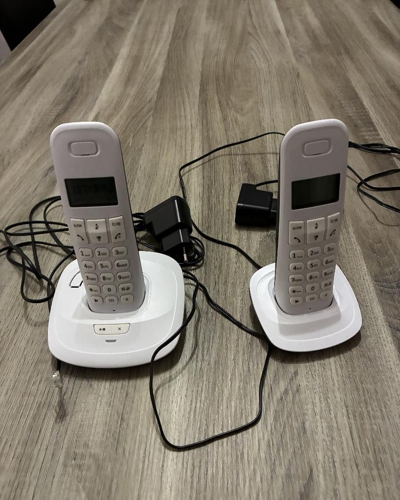 draagbare telefoonset, Enlèvement ou Envoi, Comme neuf, 2 combinés