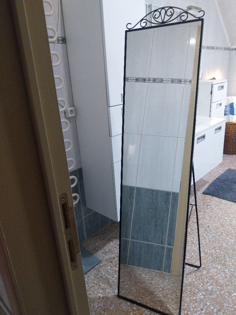 Miroir sur pied Ikea, Maison & Meubles, Enlèvement, Comme neuf