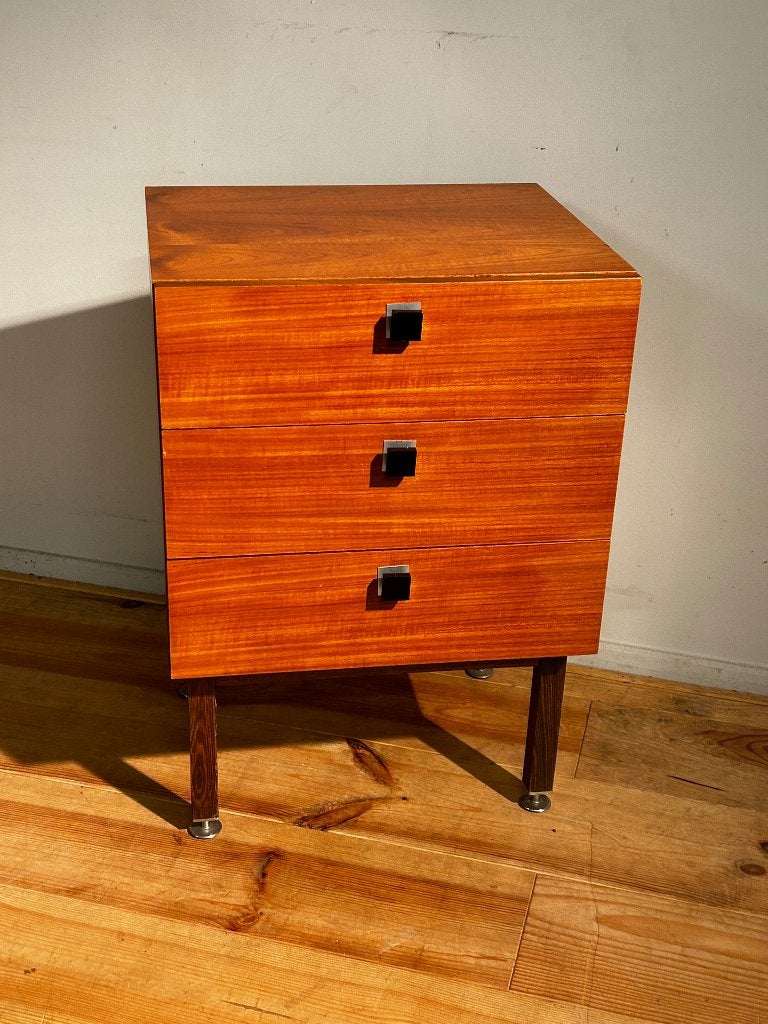 Commode 3 laden combineurop teak, Antiek en Kunst, Antiek | Meubels | Kasten, Ophalen