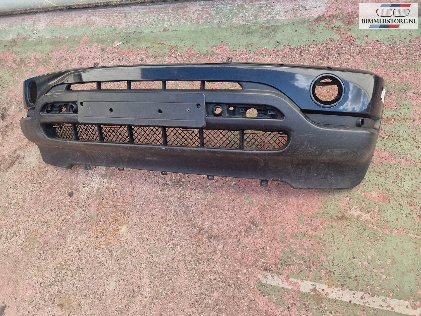 Voorbumper X5 E53 BMW  pdc en koplampsproeiers gaten, Auto-onderdelen, Ophalen, Gebruikt, -, Voor