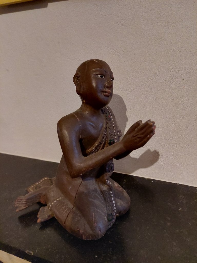 Burmese monnik, Ophalen, Gebruikt, Mens