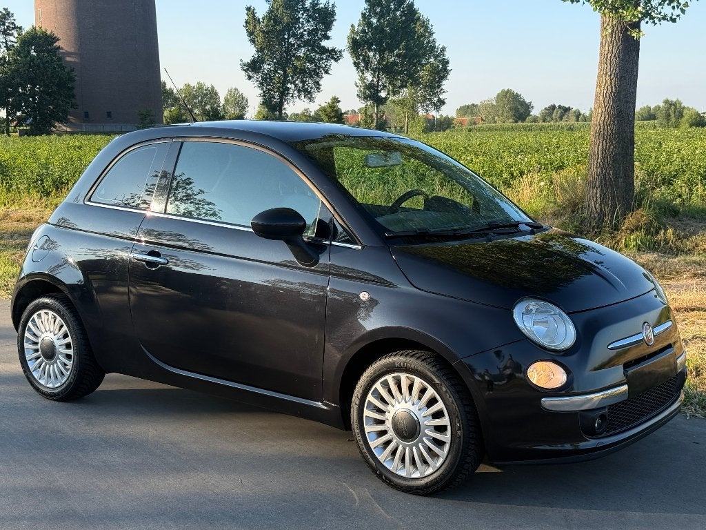 Fiat 500 1.2 Benzine - Pano - CarPlay - Airco - 51.000 KM, Auto's, Fiat, Voorwielaandrijving, 4 zetels, Stof, Zwart