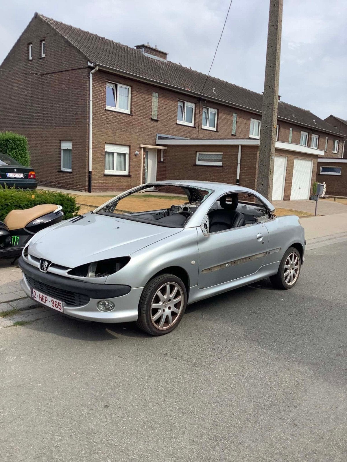 crossauto peugeot 206cc, Enlèvement