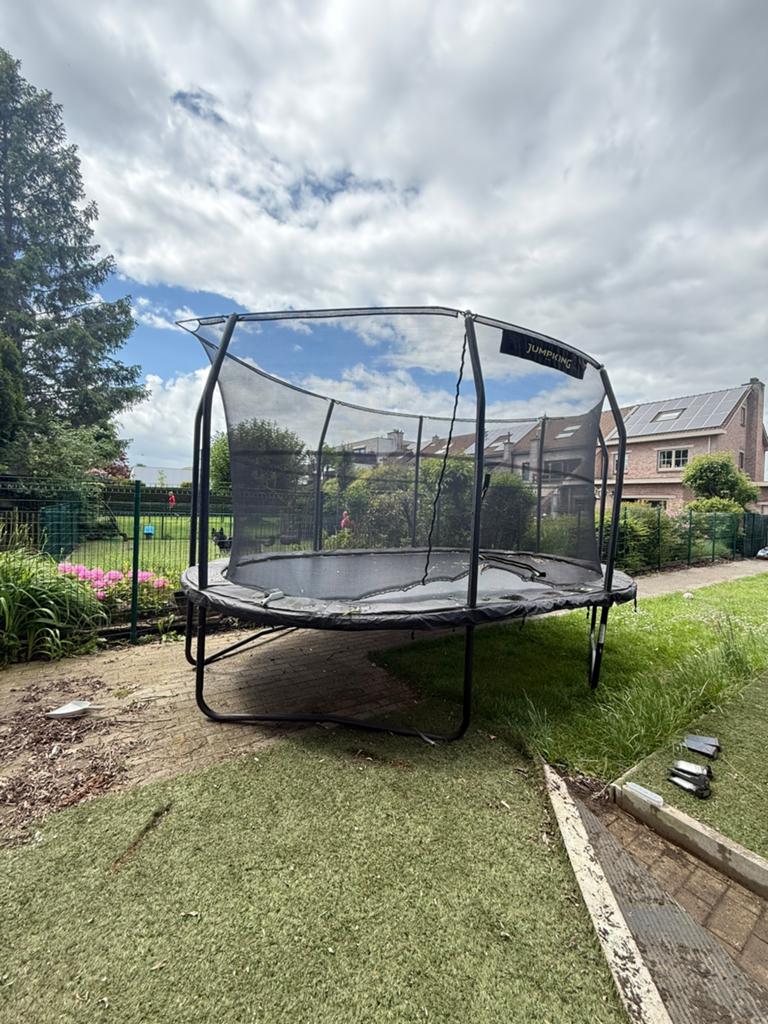 Trampoline, Kinderen en Baby's, Speelgoed | Buiten | Trampolines, Ophalen, Gebruikt