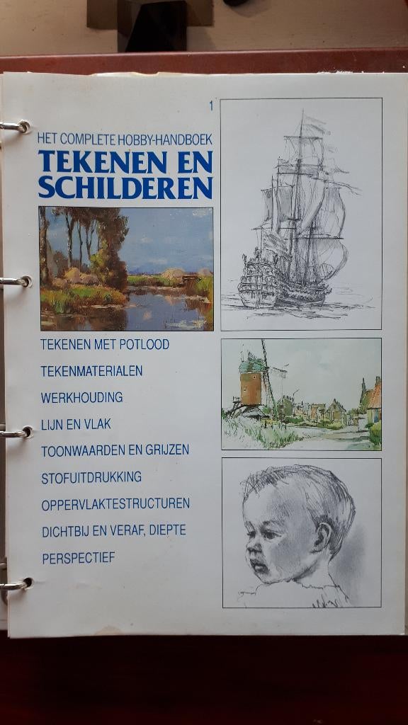 Compleet Handboek – Tekenen & Schilderen (3-delige set), Hobby en Vrije tijd, Schilderen, Zo goed als nieuw, Overige typen, Ophalen of Verzenden