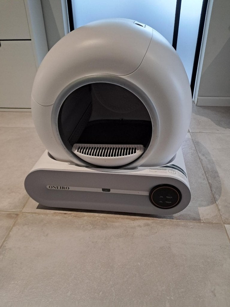 Zelfreinigende kattenbak volautomatisch, Animaux & Accessoires, Enlèvement, Autonettoyant, Comme neuf, Fermé