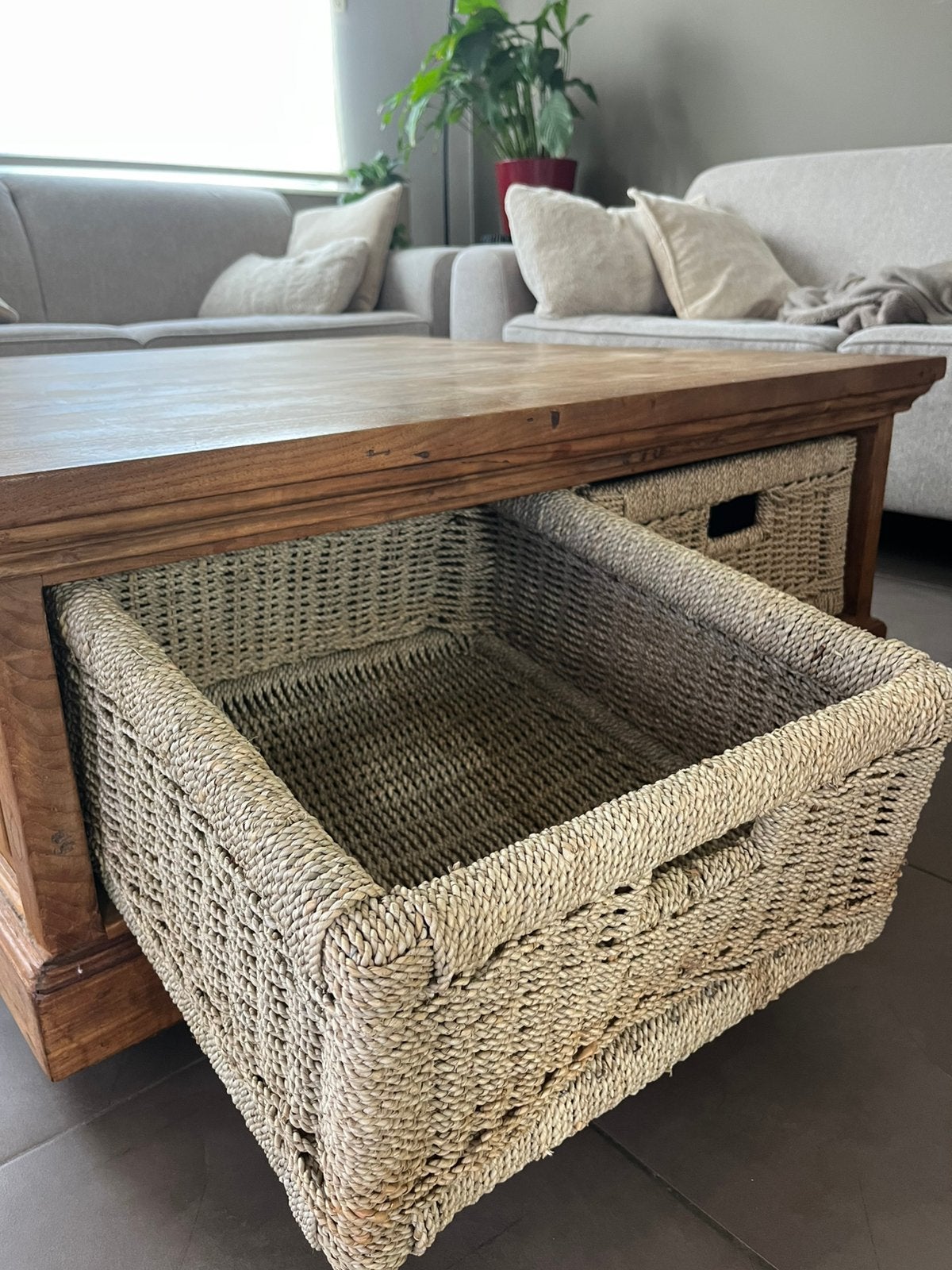 Table basse à vendre, Maison & Meubles, Chêne, 50 à 100 cm, Carré, Enlèvement