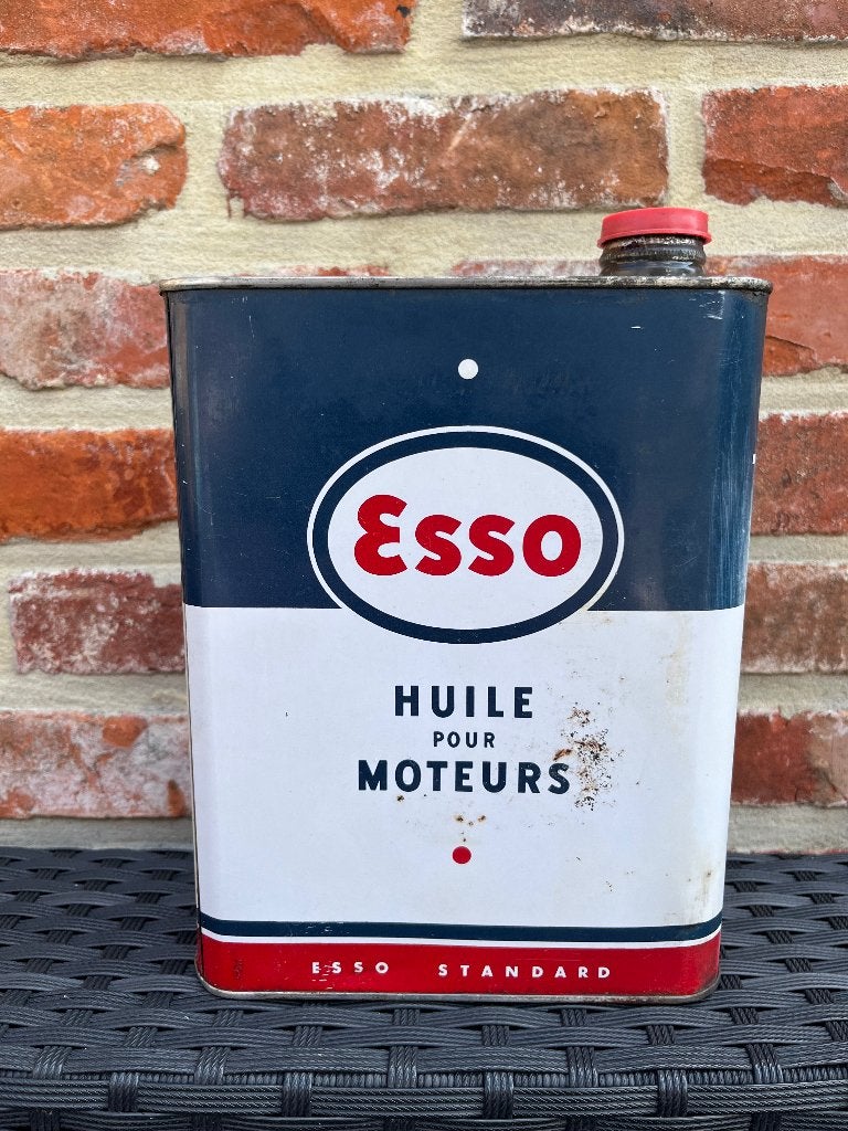 Olieblik esso, Ophalen of Verzenden, Gebruikt