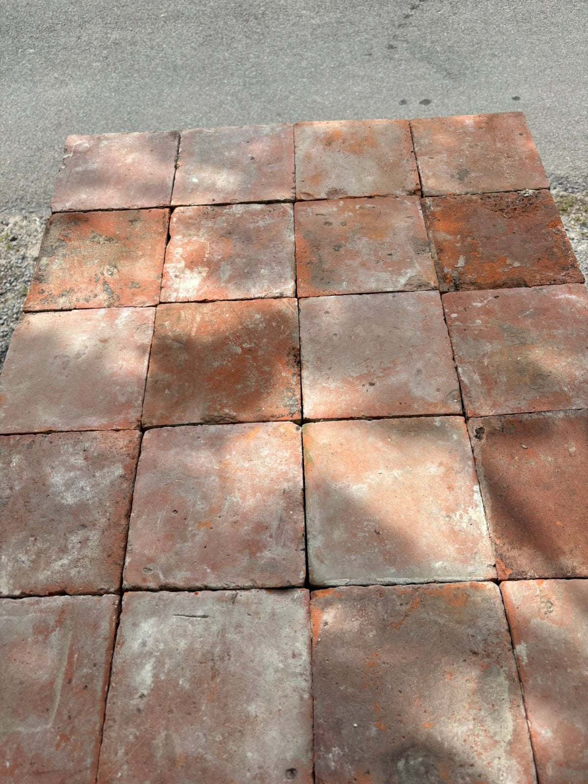 Lot Antieke terracotta tegels. Voor info BELLEN 0474220705, Antiek en Kunst, Ophalen