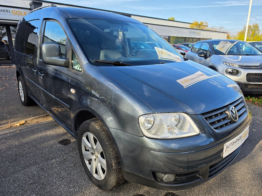 VW Caddy, 2.0TDi, 2010, 210.888km ,Dubbel Cabine, EURO4,EXP., Auto's, Stof, Beige, 4 cilinders, Volkswagen