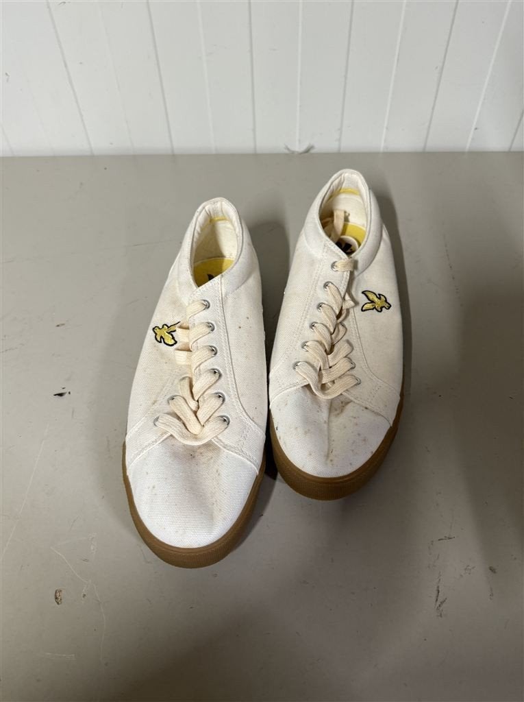 Lyle & Scott Witte Pump Trainers - Maat 43, Ophalen of Verzenden, Gedragen