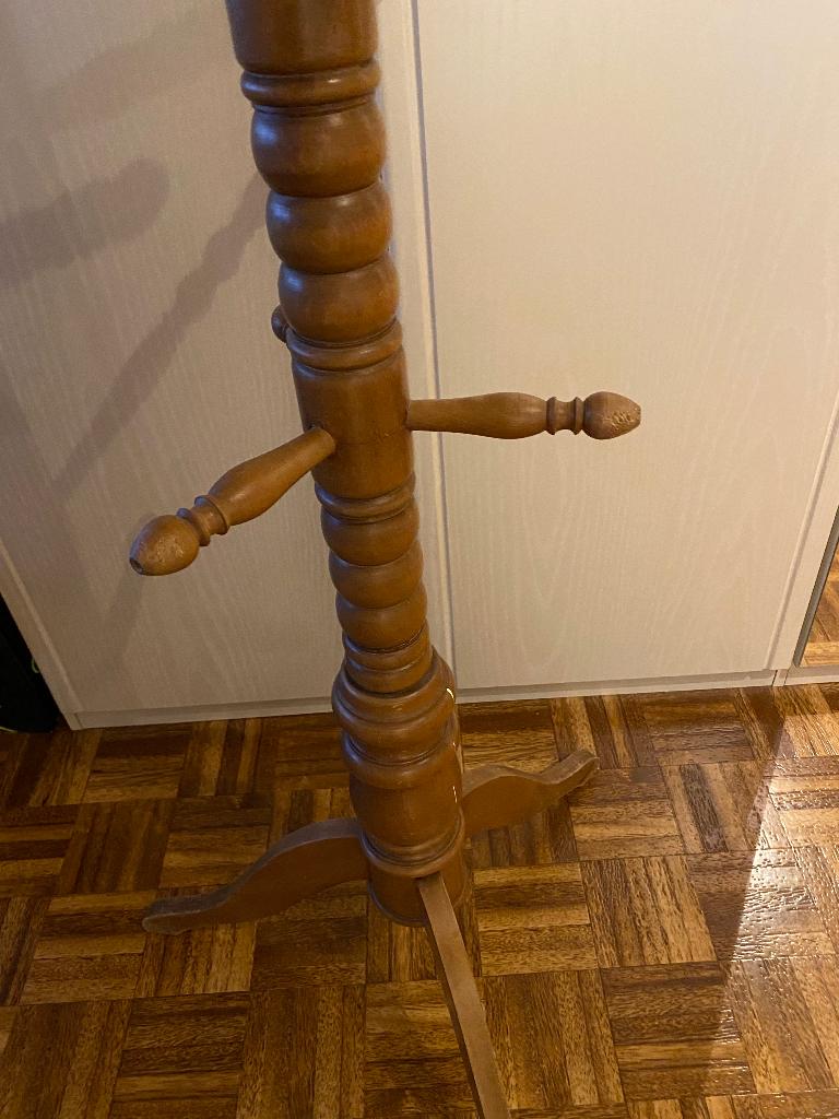 Houten staande kapstok, Ophalen, Gebruikt, Staande kapstok, 150 tot 200 cm