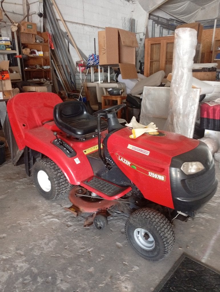 Tracteur tondeuse, Enlèvement, Utilisé, Démarrage électrique, 90 à 120 cm