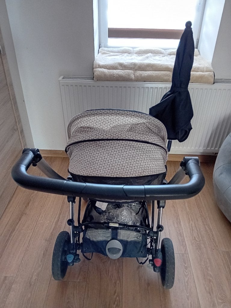 Poussette + landeau, Kinderen en Baby's, Kinderwagens en Combinaties, Gebruikt, Met reiswieg, Ophalen, Kinderwagen