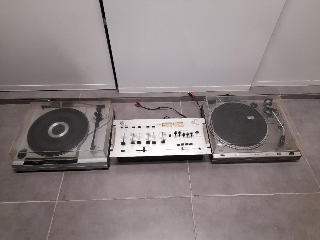 2 platenspelers en mengpaneel alles apart te koop, Audio, Tv en Foto, Platenspelers, Ophalen of Verzenden, Gebruikt, Platenspeler