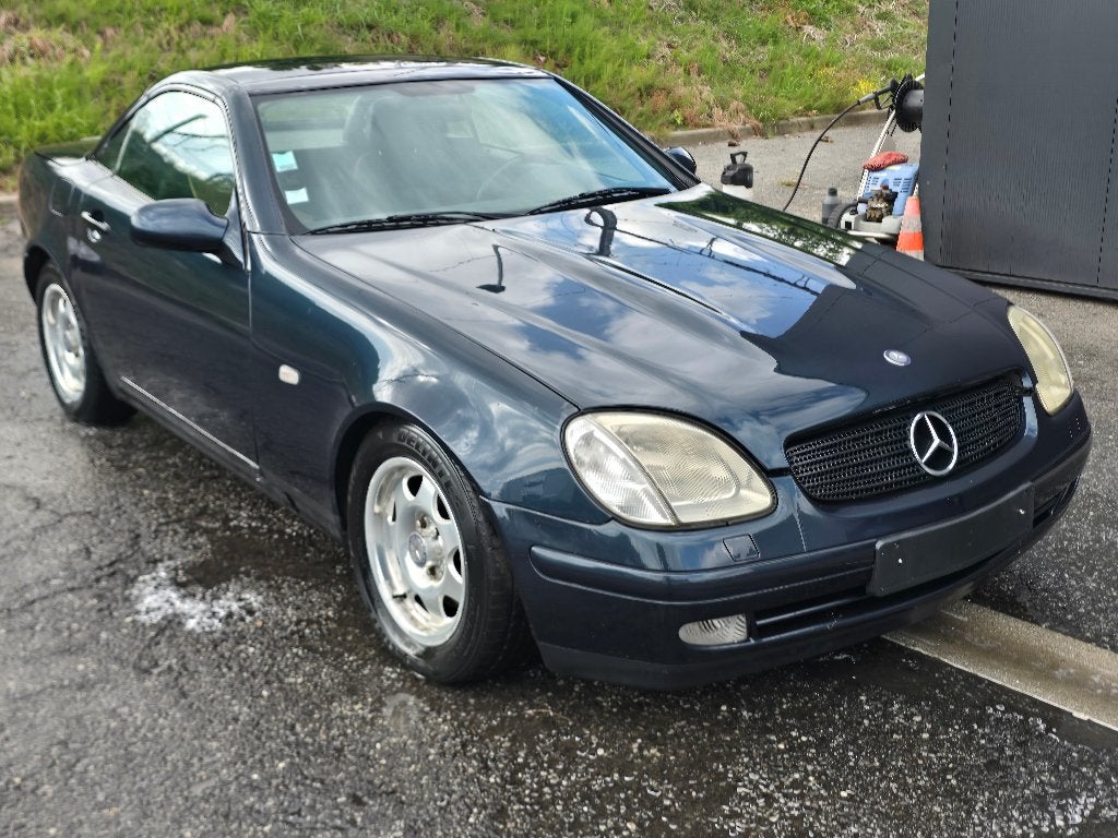 Mercedes Slk 200 / Bijna Oltimer / Meeneemprijs!, Auto's, Mercedes-Benz, Achterwielaandrijving, 4 cilinders, Cabriolet, Blauw
